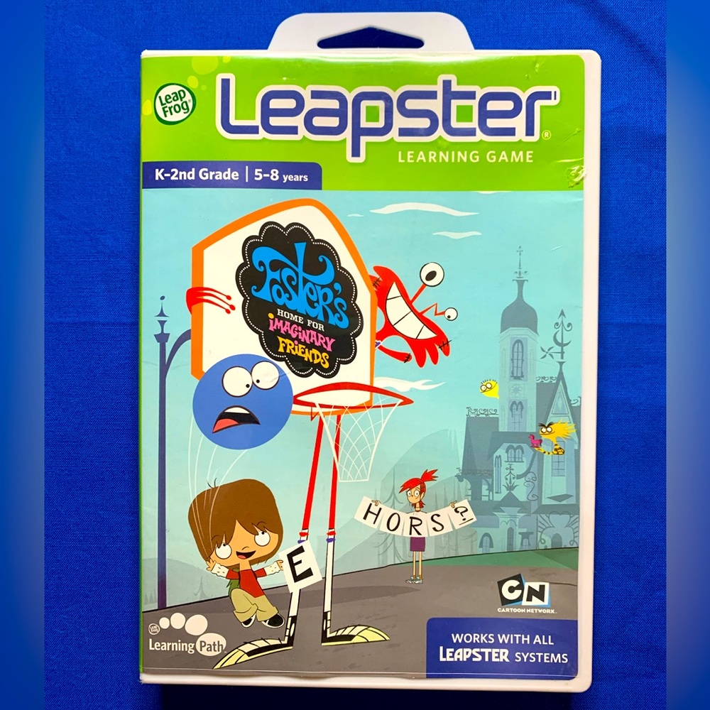 Leap Frog Leapster, Foster’s Home for Imaginary Friends  K-2nd grade, 5-8 years